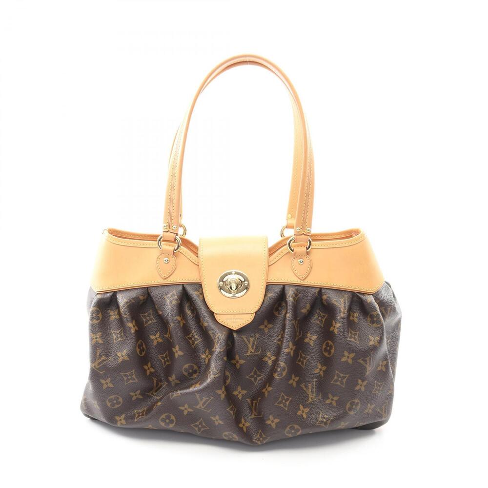 Louis Vuitton Boetie Shoulder Bag Canvas Leather Monogram Brown